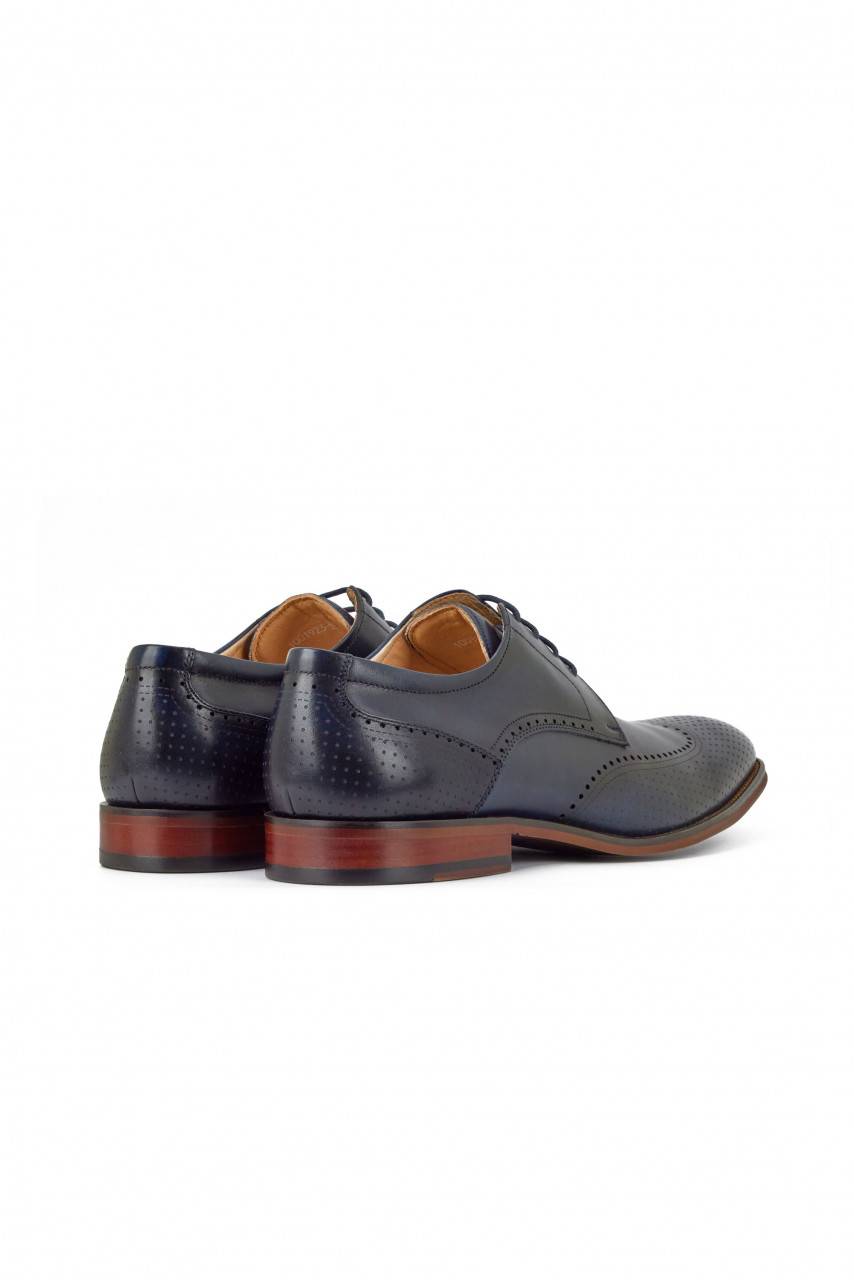 Digel Scarpa derby all'inglese blu elegante digel in vera pelle 2025