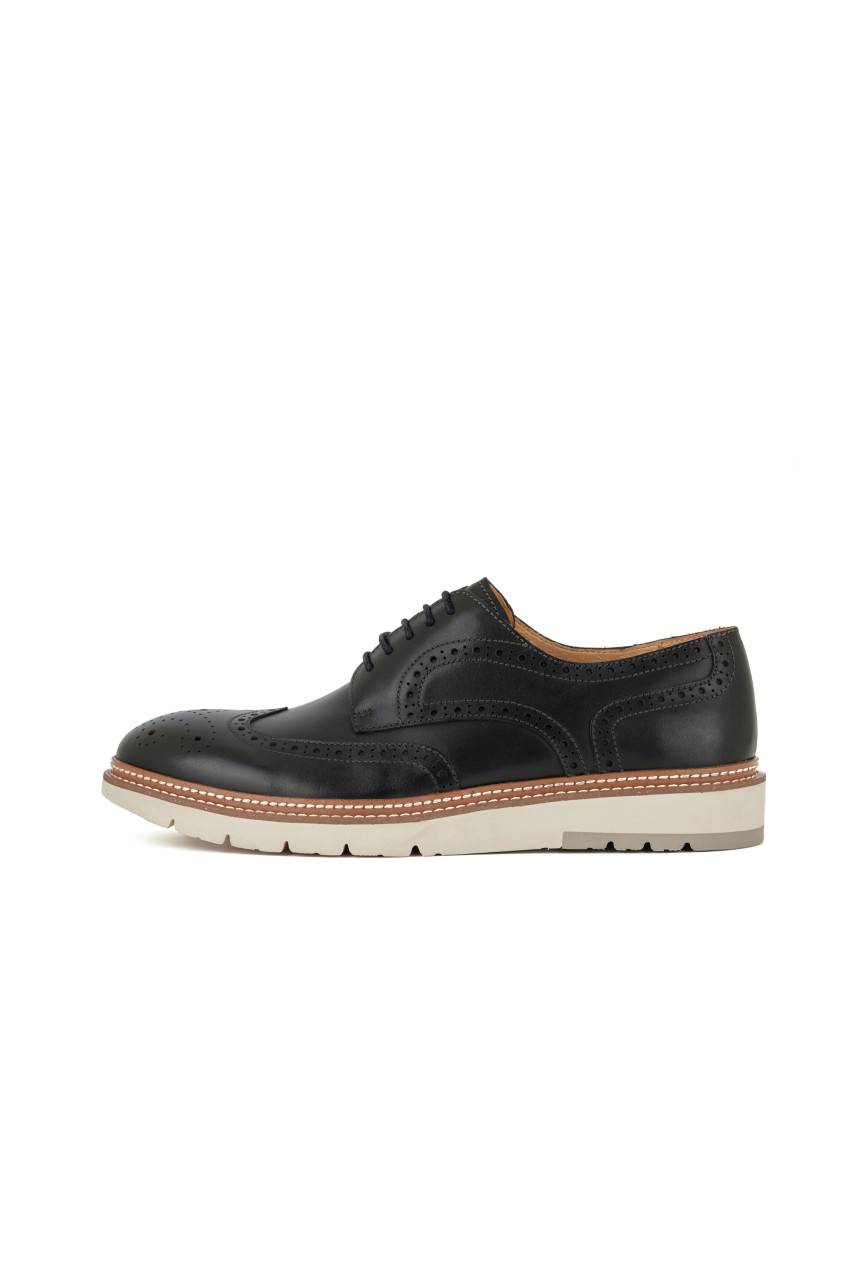 Digel Scarpa francesina all'inglese nera digel fondo gomma Promozione