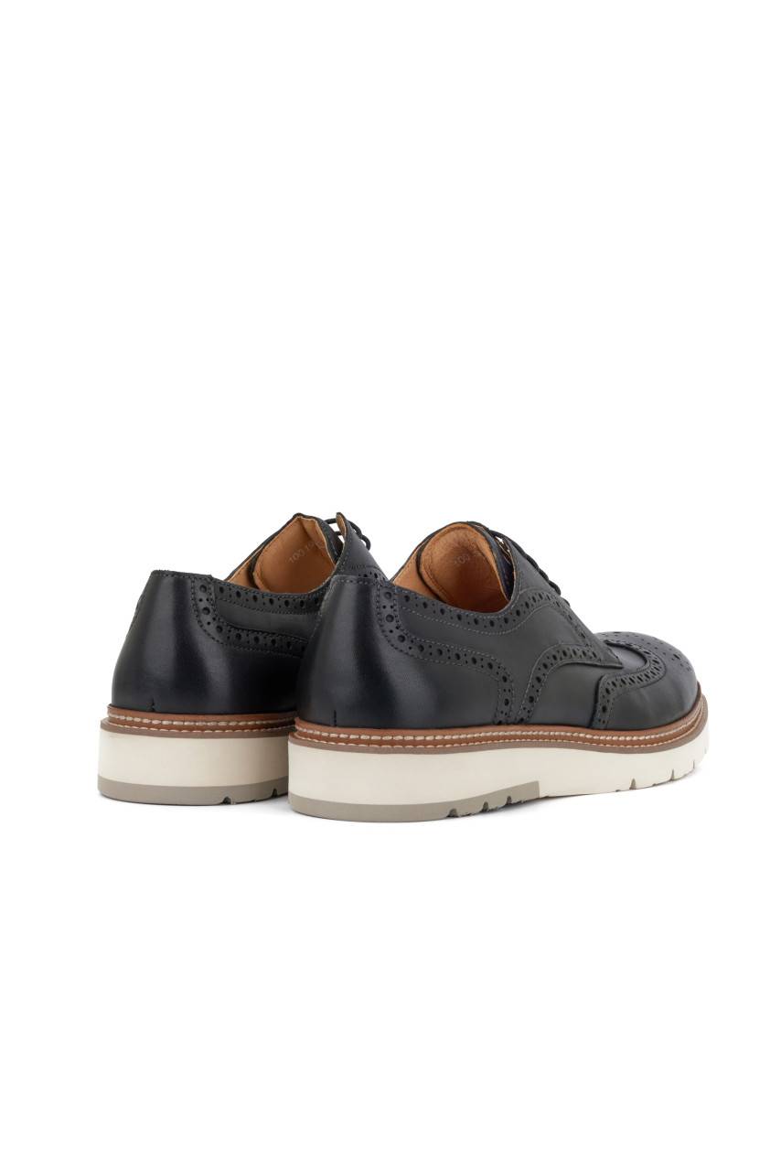 Digel Scarpa francesina all'inglese nera digel fondo gomma Promozione