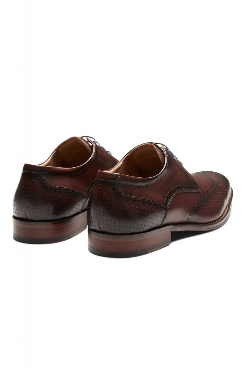 Digel Scarpa derby all'inglese marrone elegante digel in vera pelle Offerta temporanea