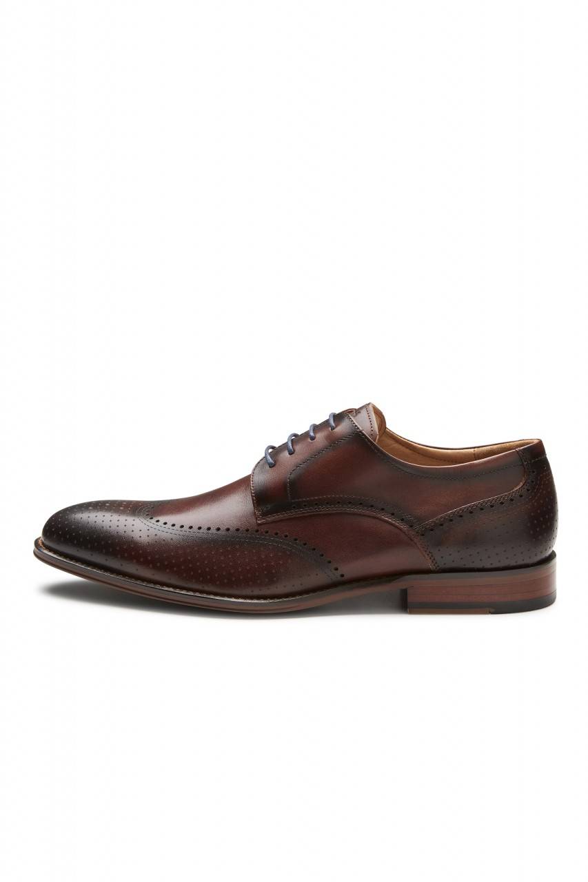 Digel Scarpa derby all'inglese marrone elegante digel in vera pelle Offerta temporanea