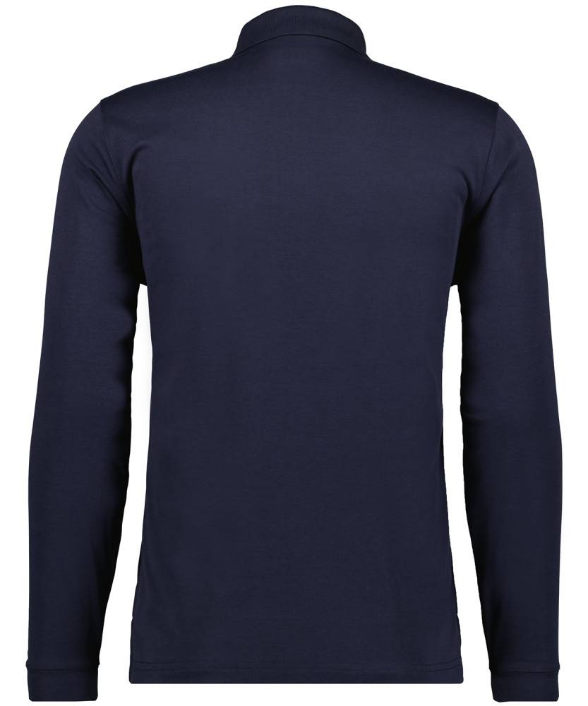 Ragman Polo blu scuro con taschino ragman no stiro modern fit Promozione Limitata