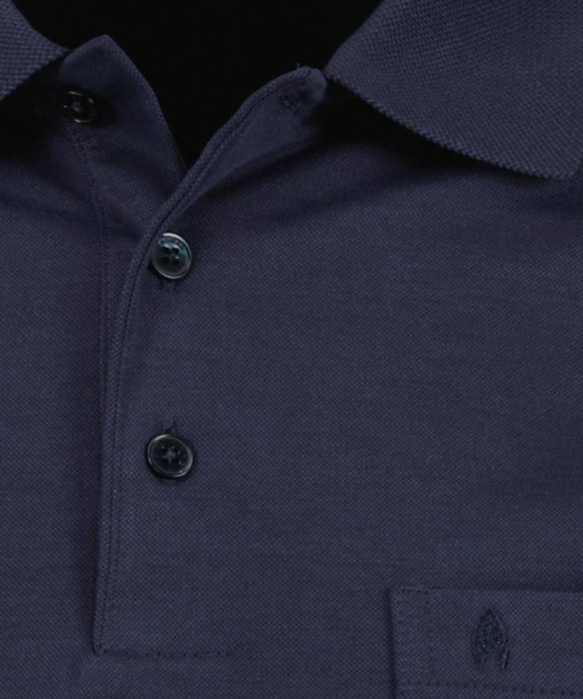 Ragman Polo blu scuro con taschino ragman no stiro modern fit Promozione Limitata