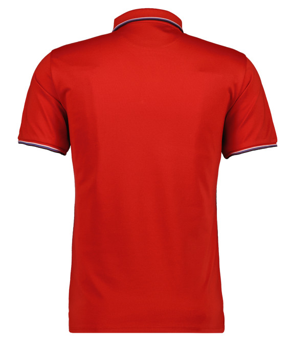 Ragman Polo rossa in tessuto performante ragman modern fit Sottocosto