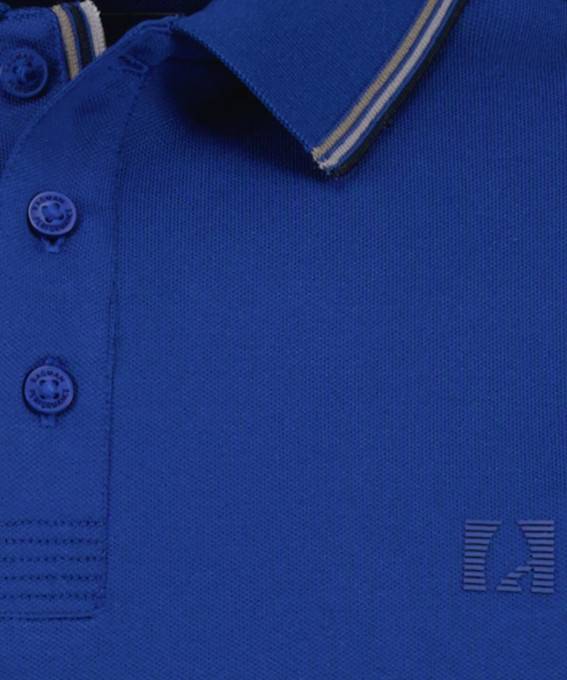 Ragman Polo blu marine in tessuto performante ragman modern fit Convenienza