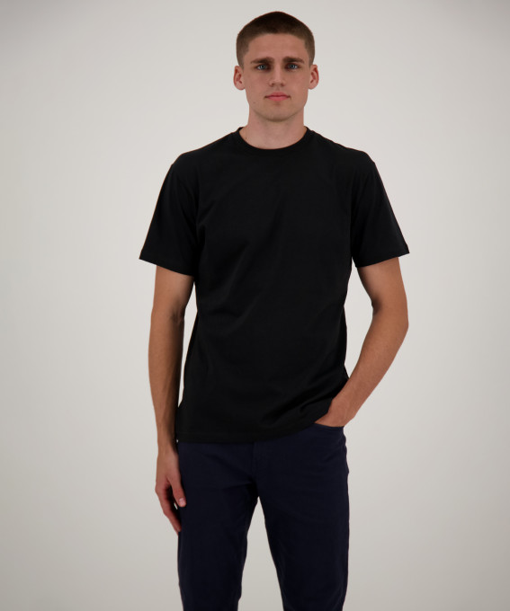 Ragman Due t-shirt nere ragman in puro cotone jersey Offerta