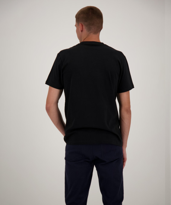 Ragman Due t-shirt nere ragman in puro cotone jersey Offerta