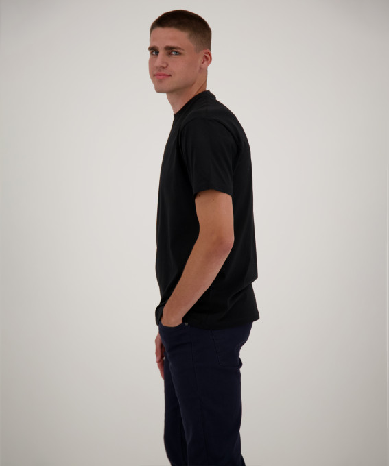 Ragman Due t-shirt nere ragman in puro cotone jersey Offerta