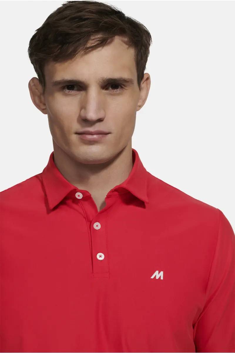 Meyer Polo meyer rossa tessuto performante tecnico Outlet