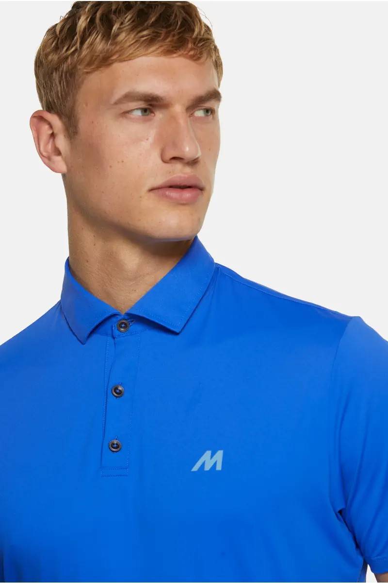 Meyer Polo meyer blu elettrico tessuto performante tecnico Saldi