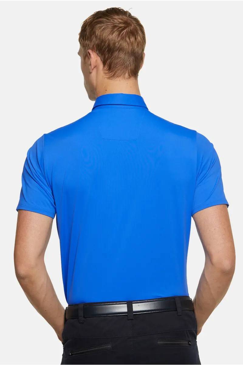 Meyer Polo meyer blu elettrico tessuto performante tecnico Saldi