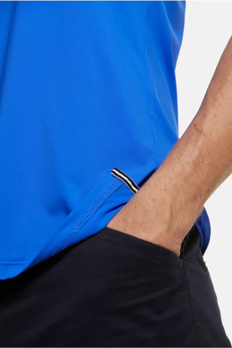 Meyer Polo meyer blu elettrico tessuto performante tecnico Saldi
