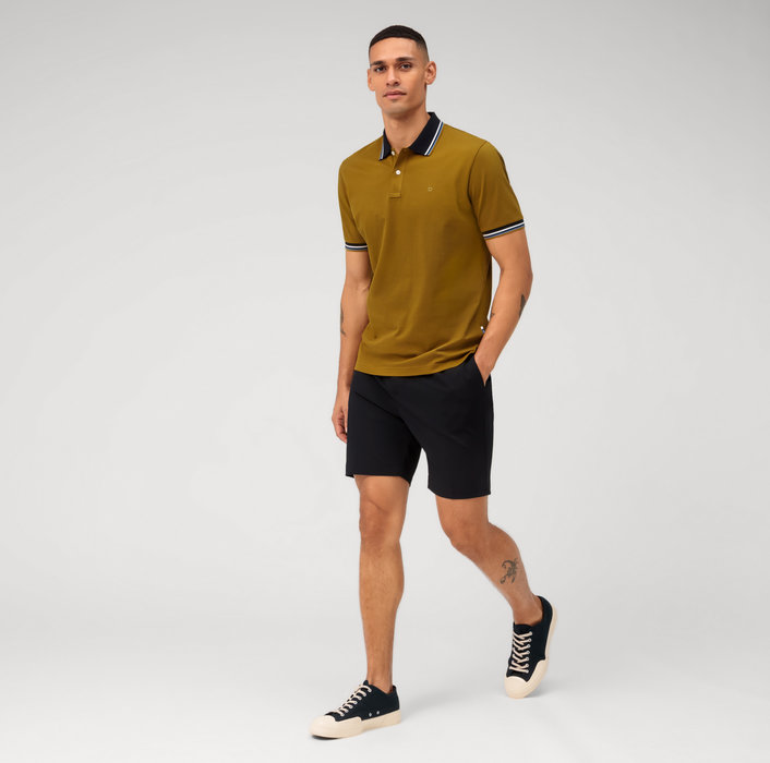 Olymp Polo color cachi olymp regular fit cotone piqué In Saldo