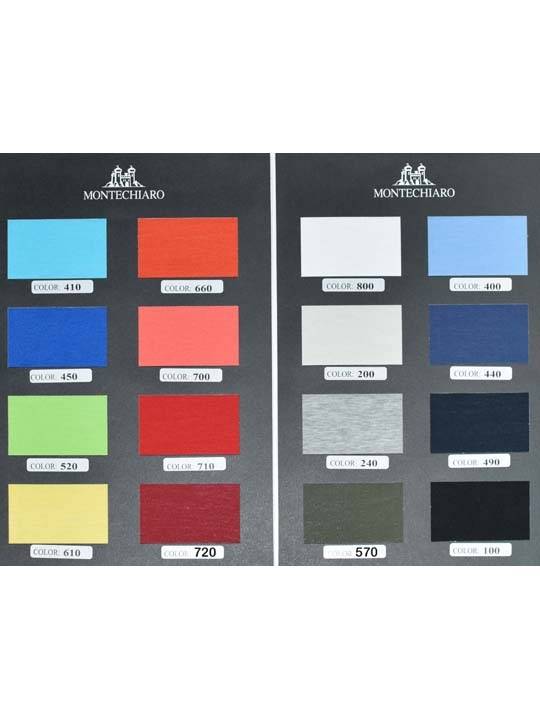 Montechiaro Polo montechiaro maniche corte in jersey filo di scozia con taschino 2025