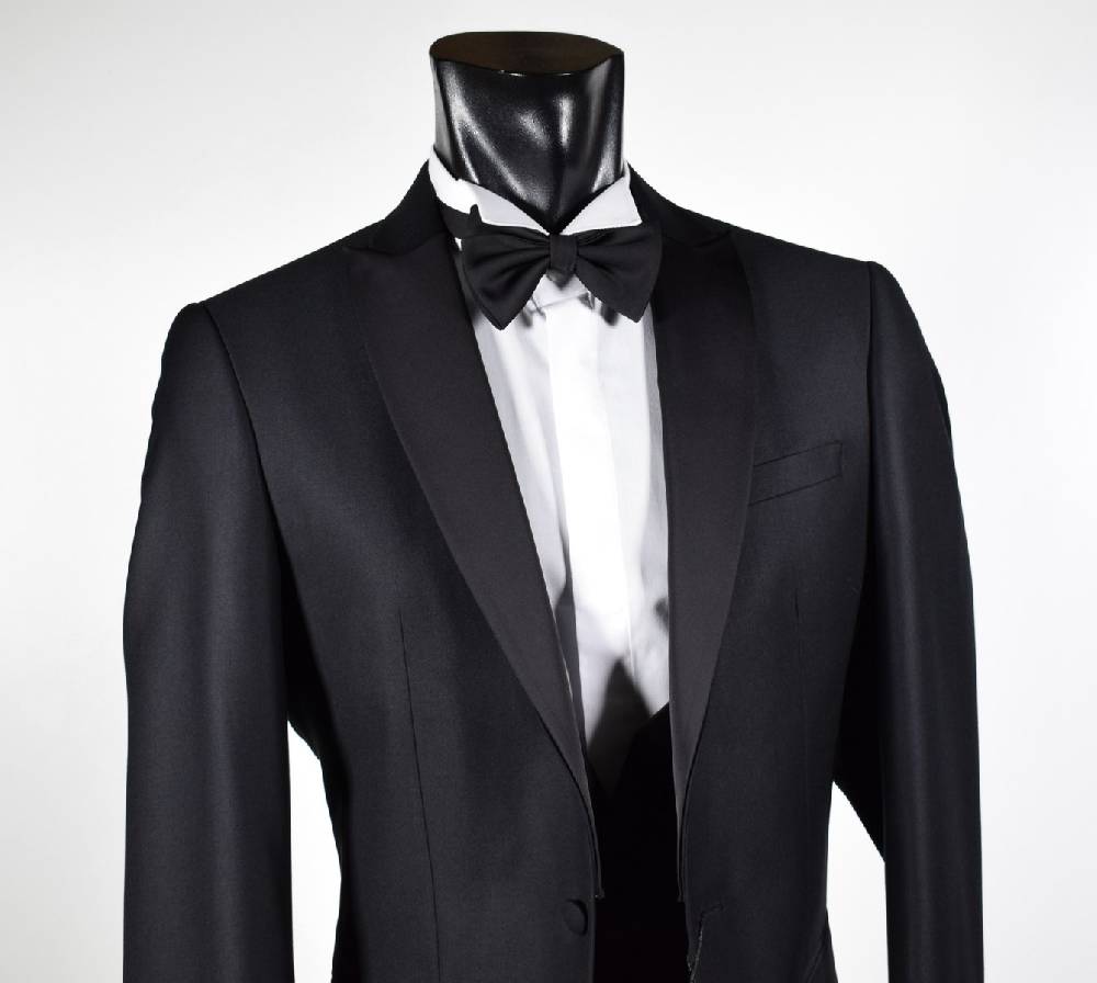Musani Milano Cerimonia Smoking con panciotto nero slim fit musani cerimonia Shopping Online