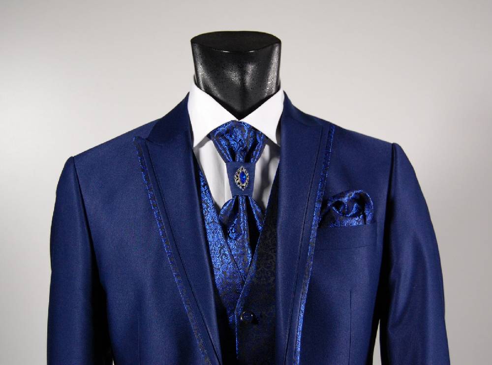 Musani Milano Cerimonia Abito slim azzurro sposo musani milano cerimonia Vendita Economica