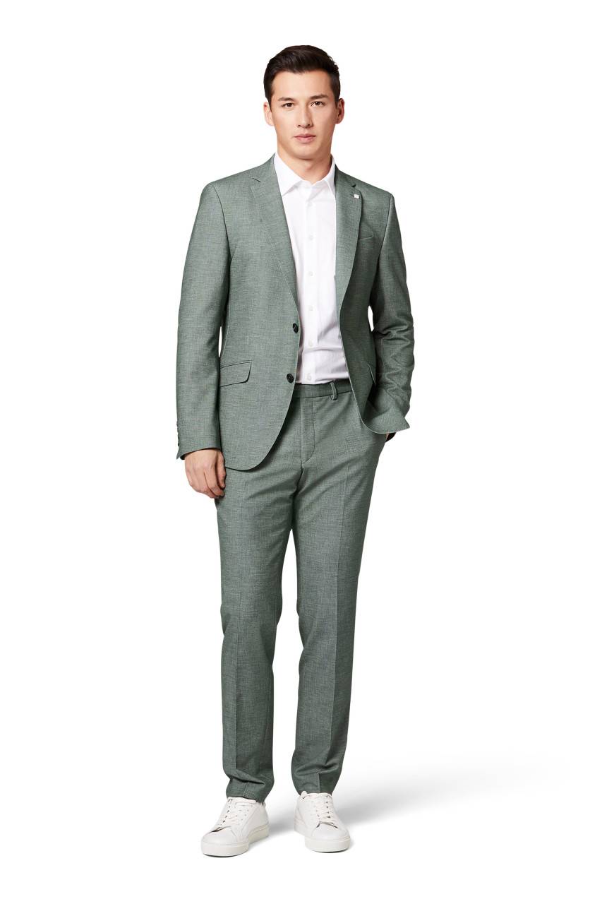 Digel Abito digel verde slim fit hyperstretch Saldi Di Fabbrica