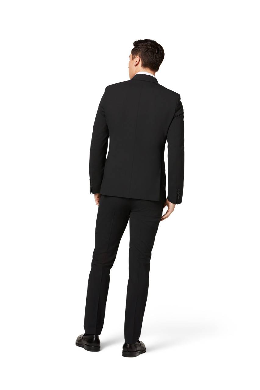Digel Abito nero digel slim fit doppiopetto misto lana bi-stretch Negozio