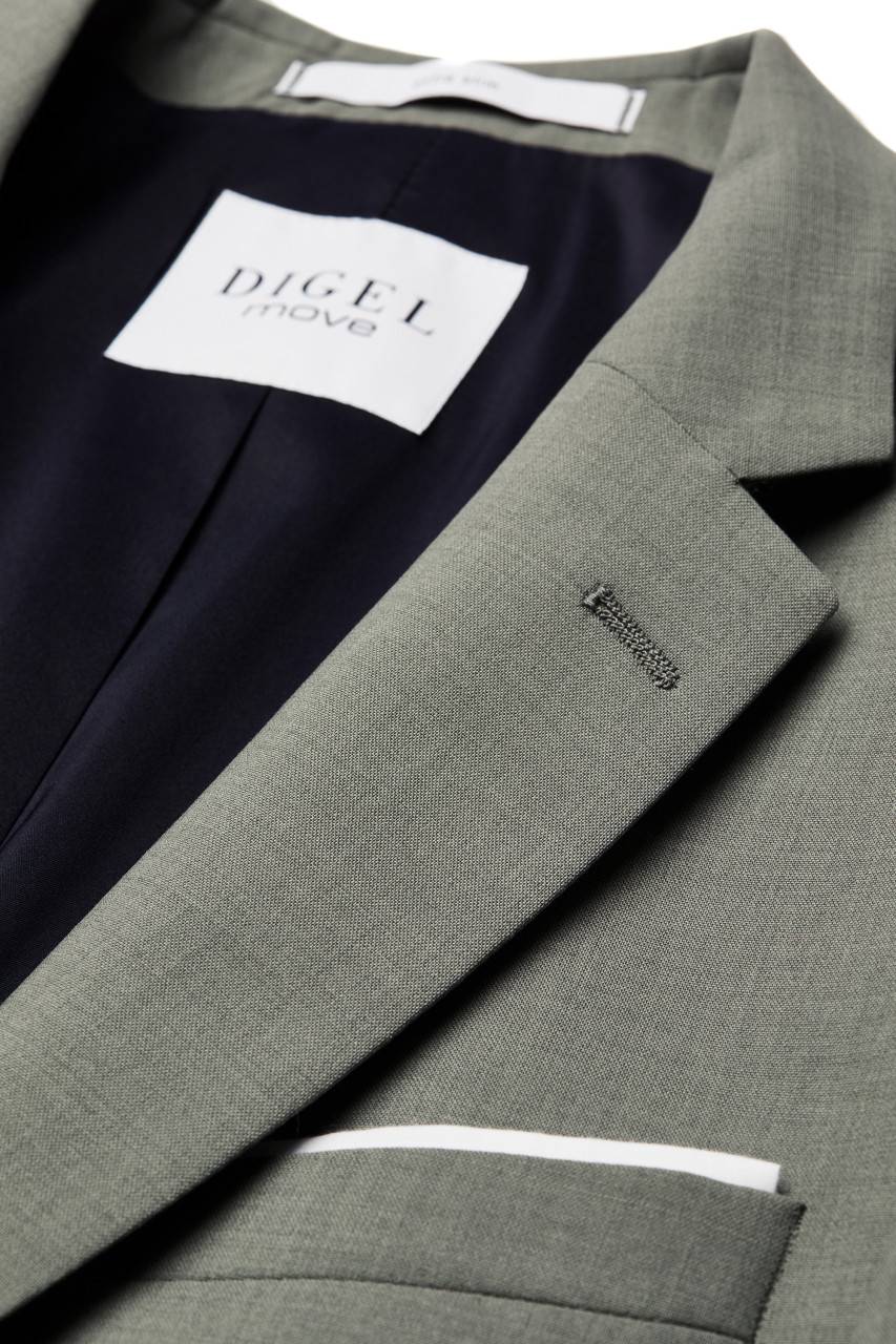 Digel Abito slim fit digel verde salvia misto lana bi-stretch Nuova