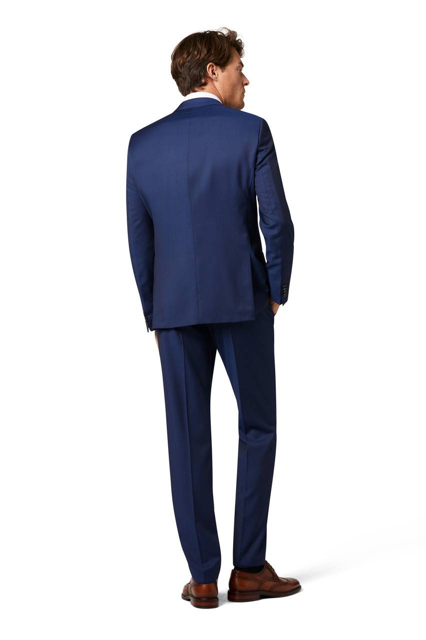 Digel Abito blu napoli digel drop quattro corto in lana reda super 110's Spedizione Gratuita
