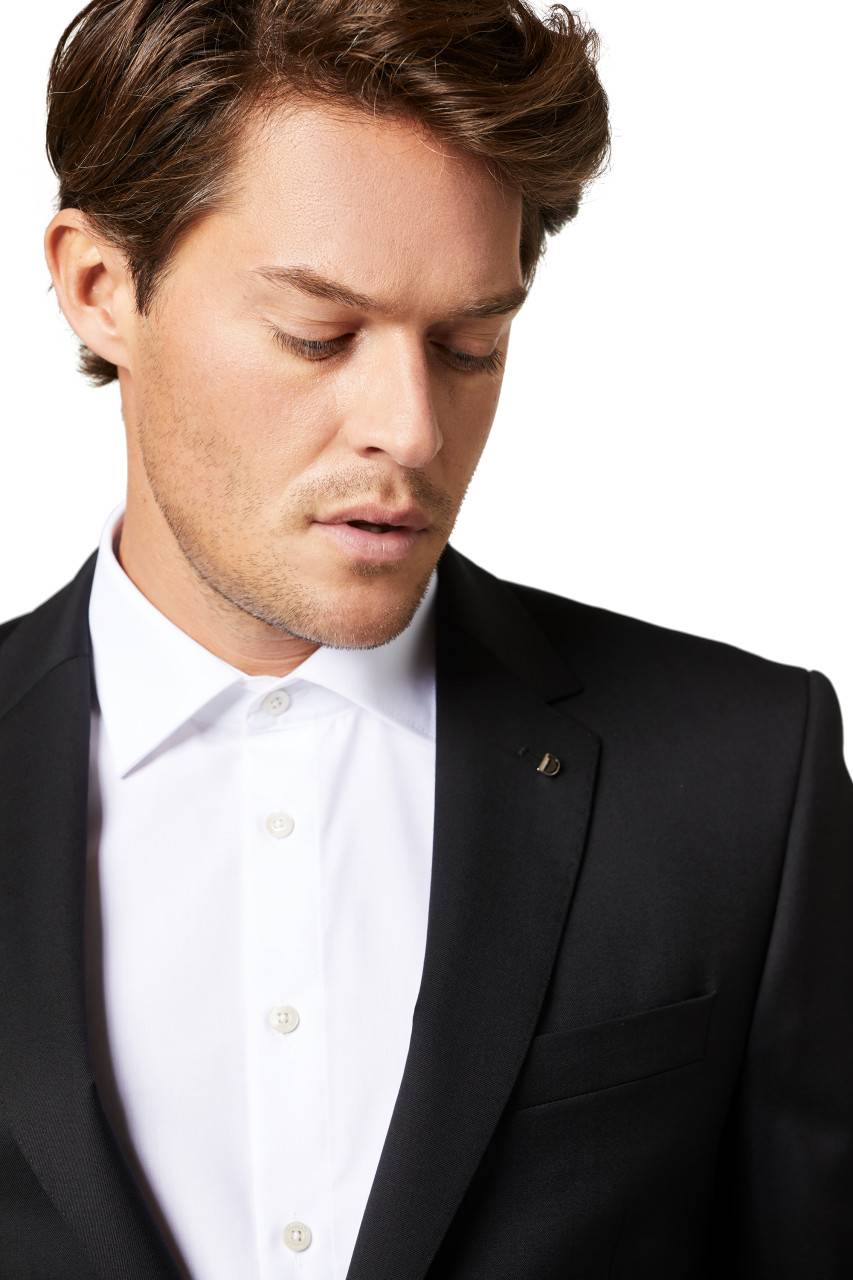 Digel Abito digel nero drop sei modern fit lana reda super 110's Qualità Garantita
