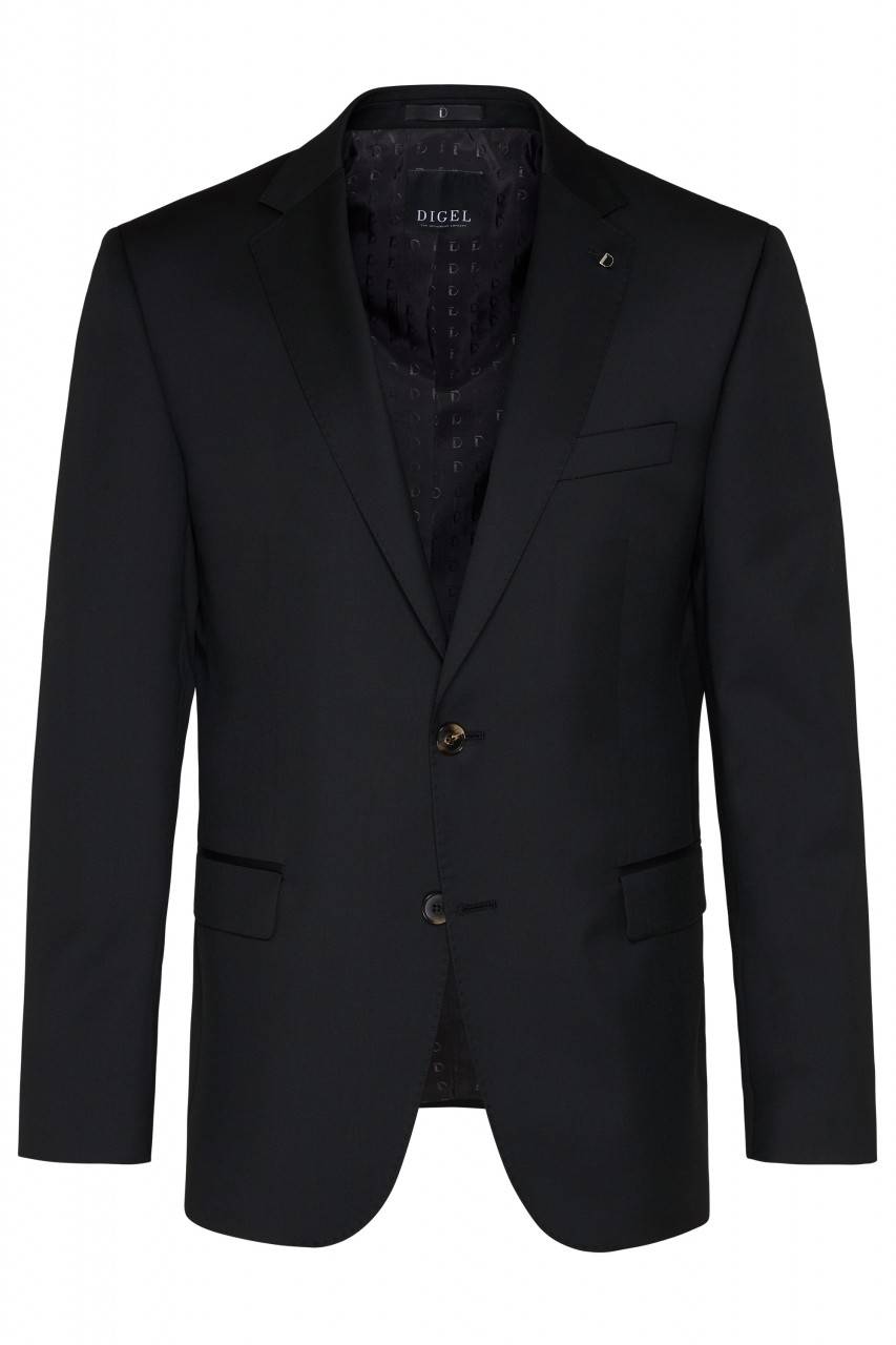Digel Abito digel nero drop sei modern fit lana reda super 110's Qualità Garantita