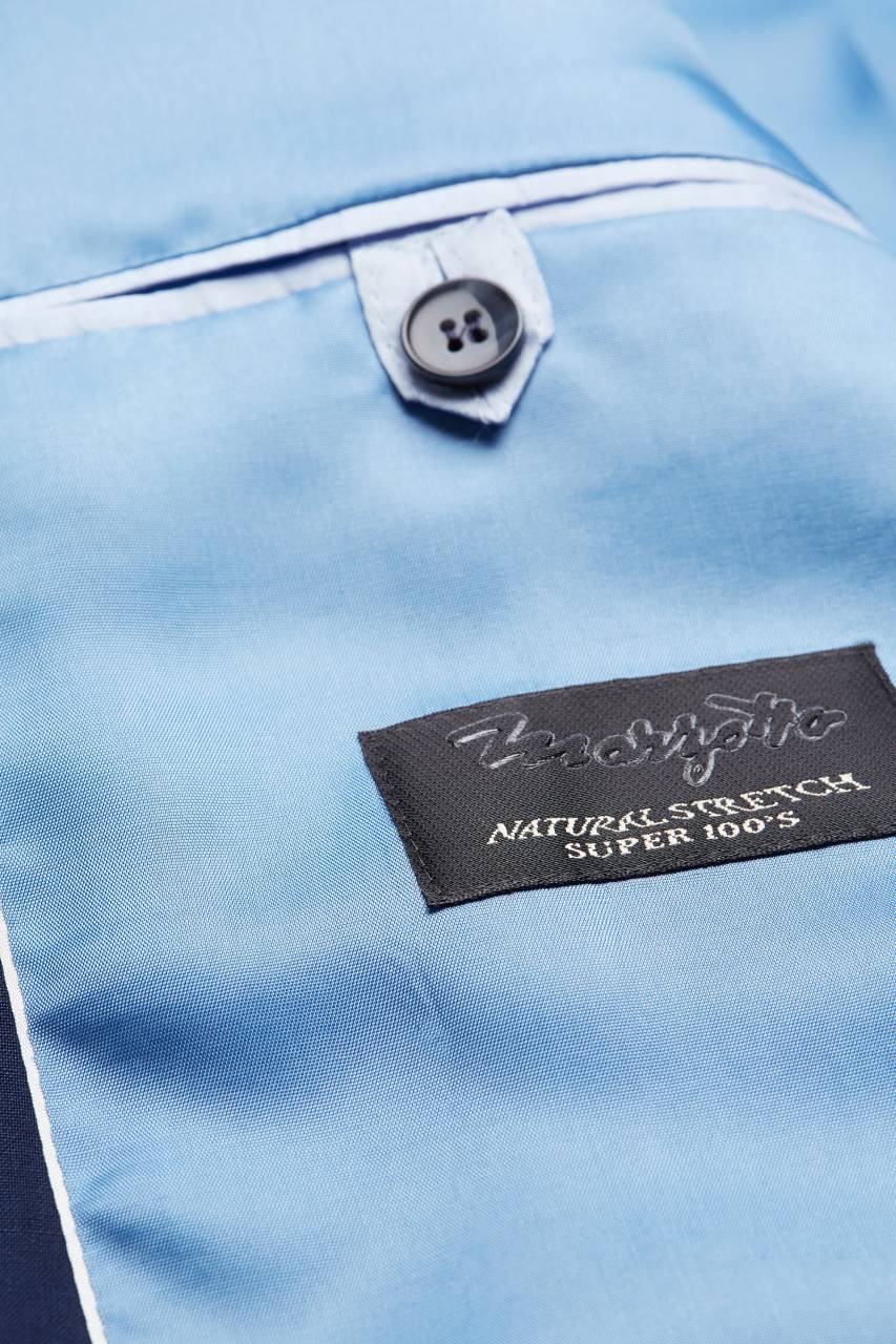 Digel Abito digel drop quattro corto slim fit blu napoli lana marzotto super 100's Shopping Online