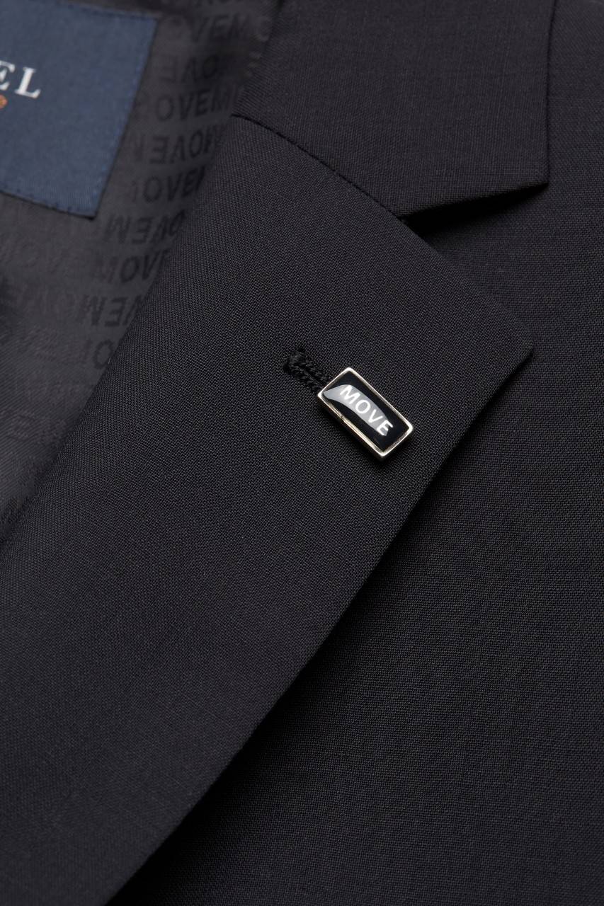 Digel Abito digel drop quattro corto slim fit nero lana marzotto super 100's Sottocosto