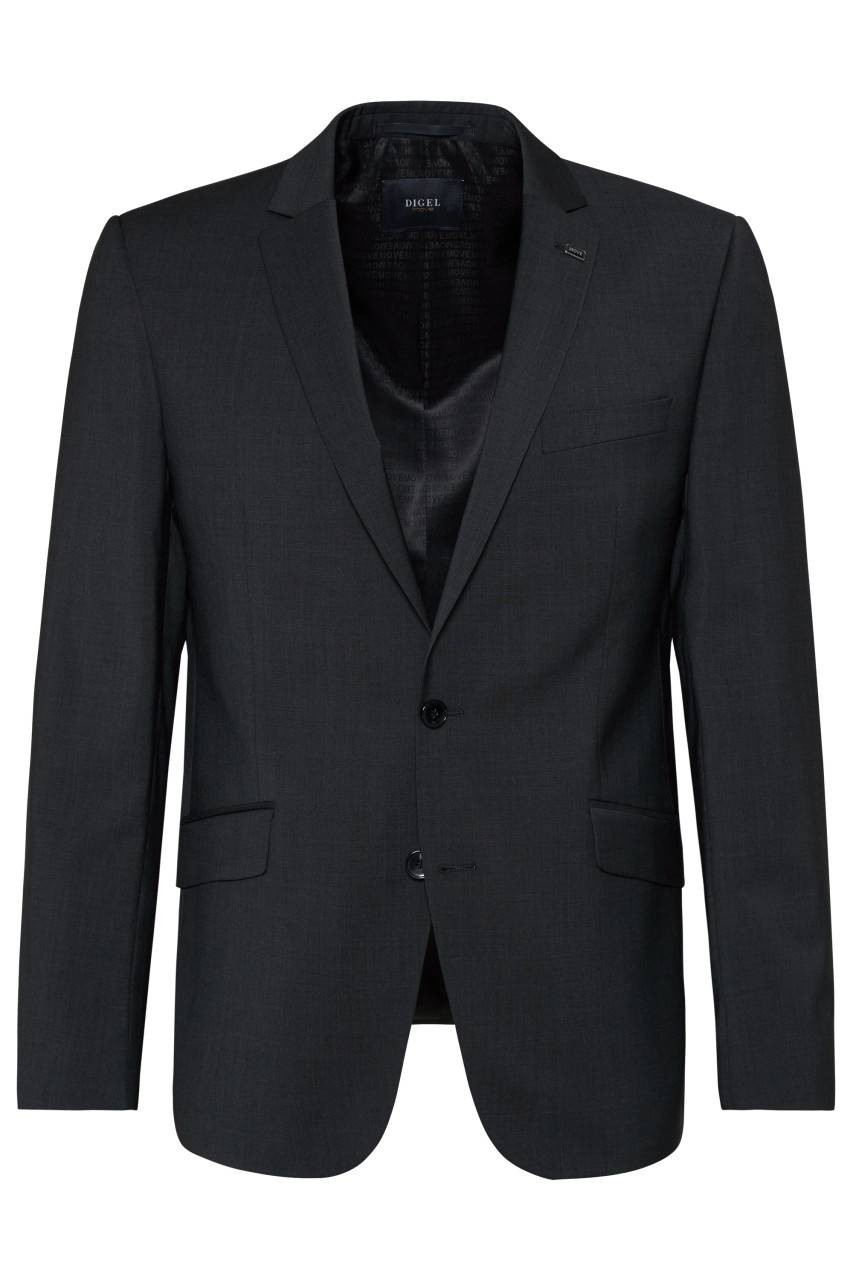 Digel Abito digel slim fit grigio antracite lana marzotto super 100's Convenienza