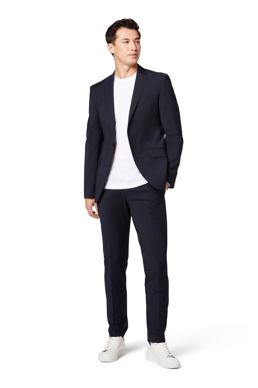 Digel Abito digel drop quattro corto slim fit blu scuro lana stretch Economico