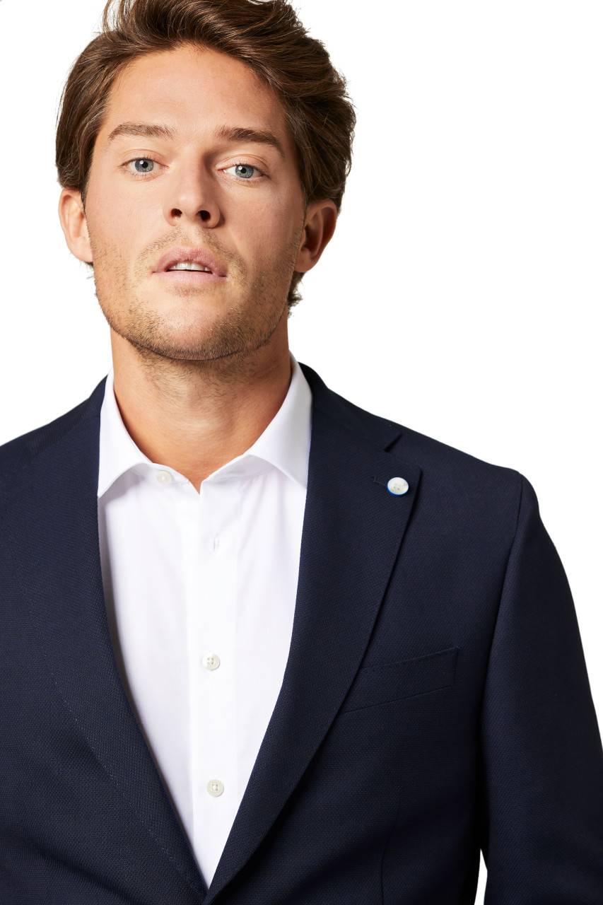 Digel Giacca blazer blu digel sfoderato drop quattro corto Hotsell