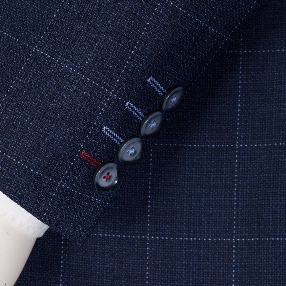Digel Giacca blu a quadri digel drop sei modern fit Vendite Flash