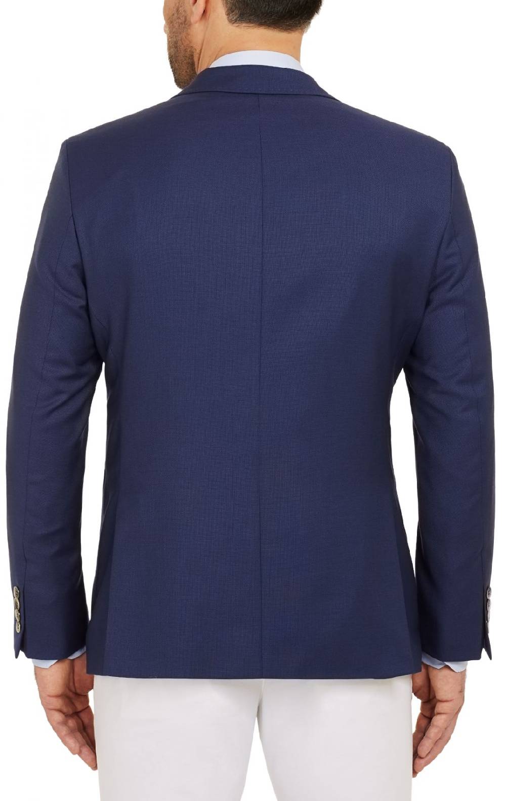 Digel Giacca blu marine digel in pura lana vergine marzotto con tasche a toppa Moda