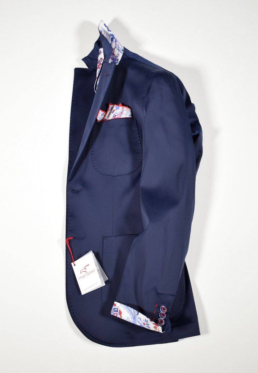Falko Rosso Giacca slim fit in cotone elasticizzato falko rosso made in italy Qualità