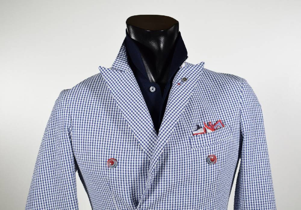 Falko Rosso Giacca slim fit doppio petto sfoderata falko rosso primavera estate Vendita