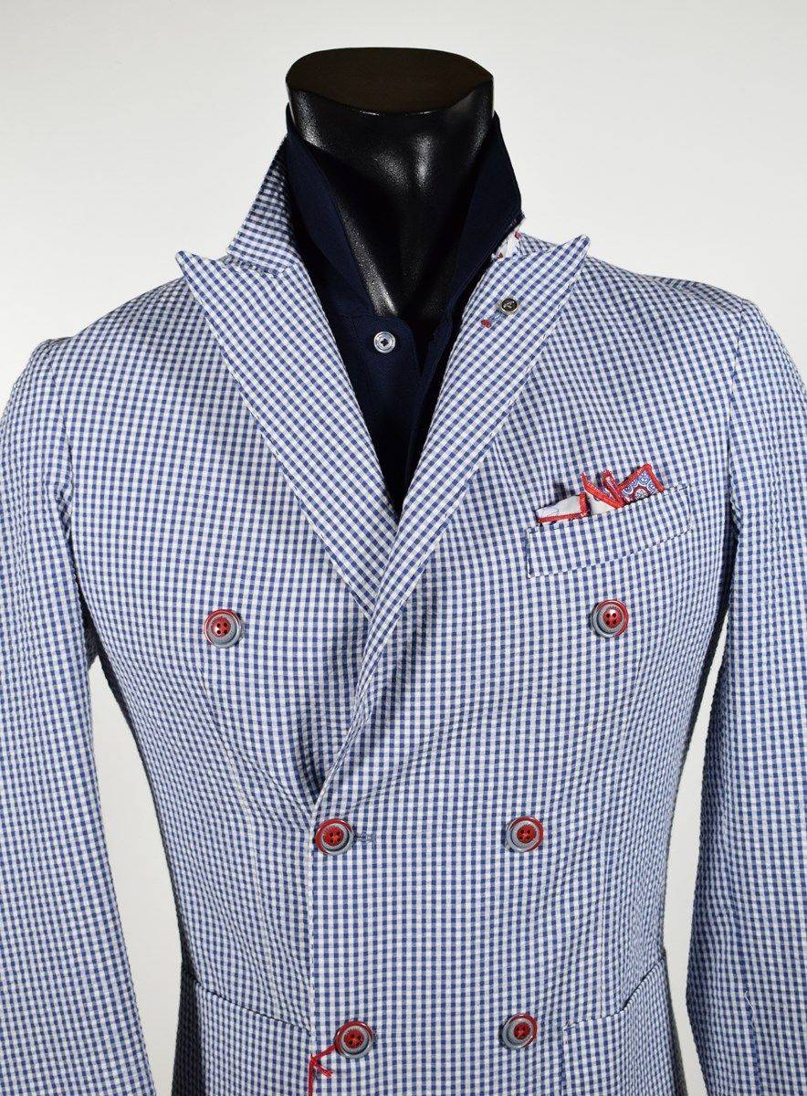 Falko Rosso Giacca slim fit doppio petto sfoderata falko rosso primavera estate Vendita