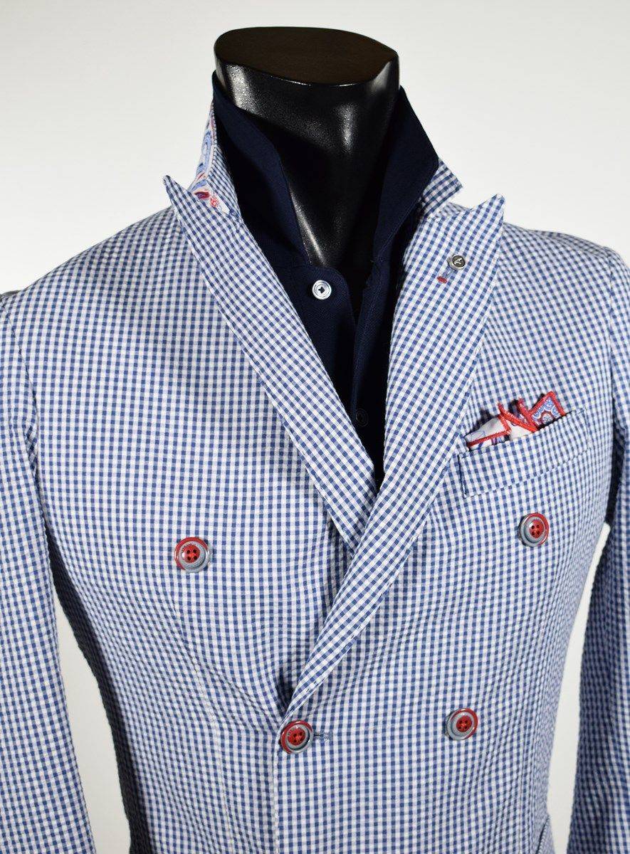 Falko Rosso Giacca slim fit doppio petto sfoderata falko rosso primavera estate Vendita