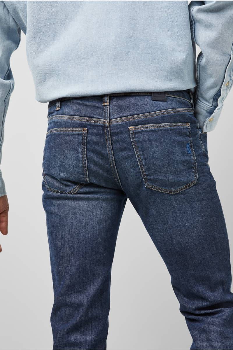 Meyer Jeans slim fit denim blu scuro vintage m5 by meyer Novità