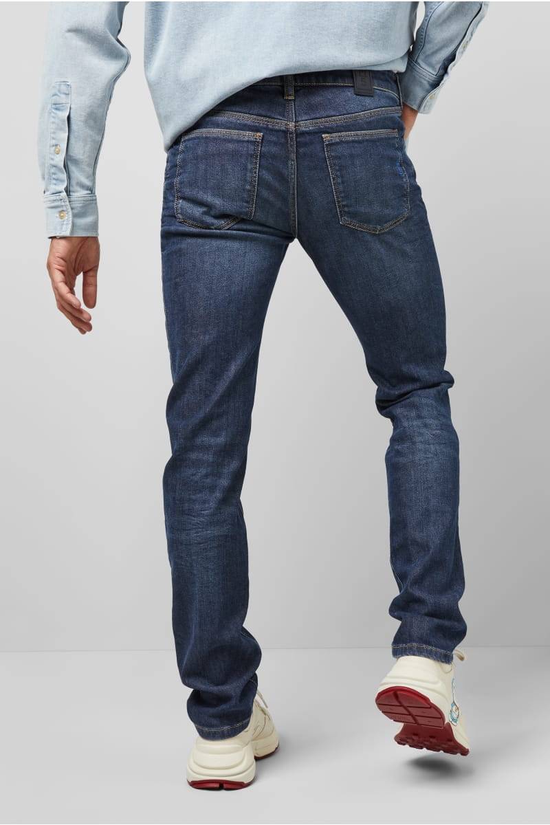 Meyer Jeans slim fit denim blu scuro vintage m5 by meyer Novità