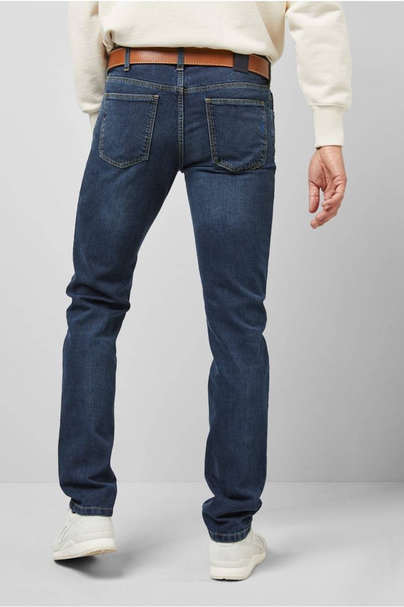 Meyer Jeans slim fit blu stone washed m5 by meyer Super sconto