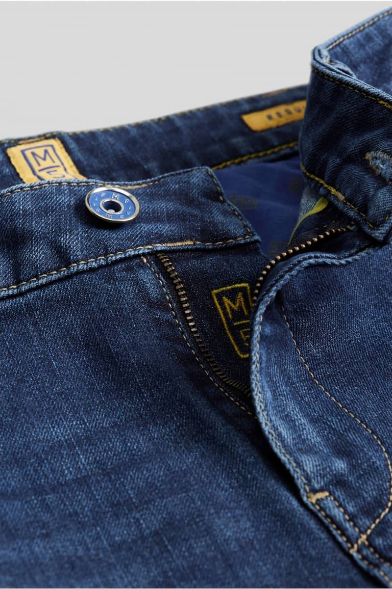 Meyer Jeans blu stone washed denim autentico regular fit m5 by meyer Online