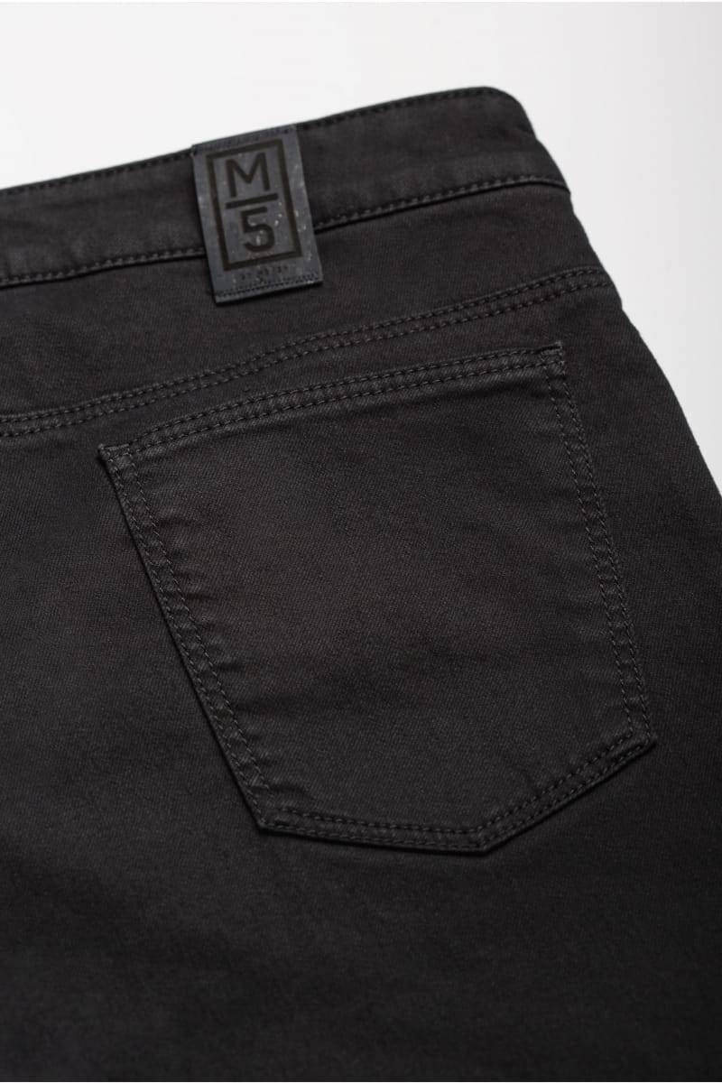 Meyer Jeans nero regular fit fair traded m5 by meyer 50% di sconto con spedizione gratuita