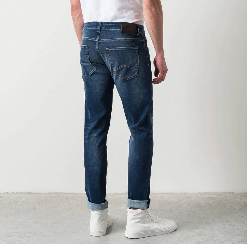 MCS Jeans mcs slim fit super stretch demim lavaggio medio Vendita Economica