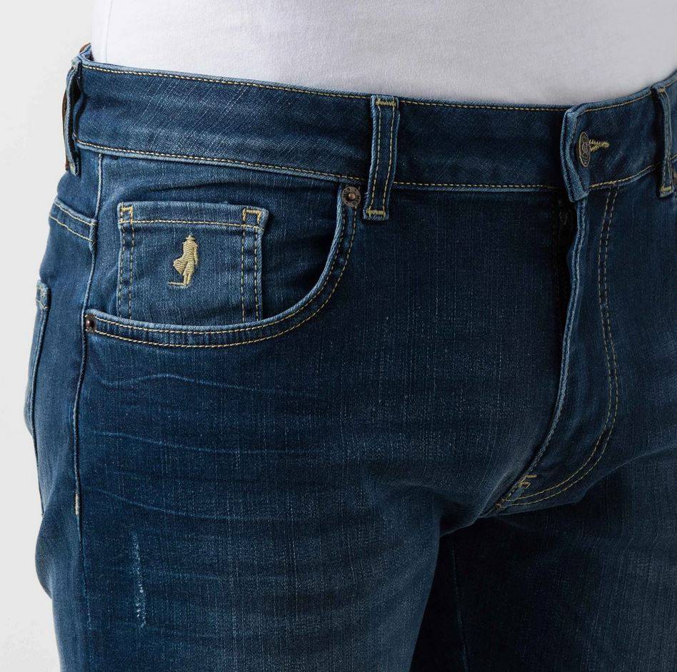MCS Jeans mcs slim fit super stretch demim lavaggio medio Vendita Economica