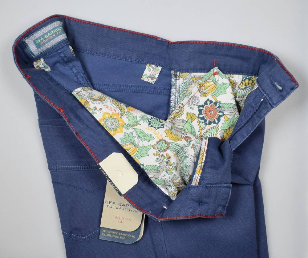 Sea Barrier Jeans cinque tasche blu in cotone stretch modern fit I Più Venduti
