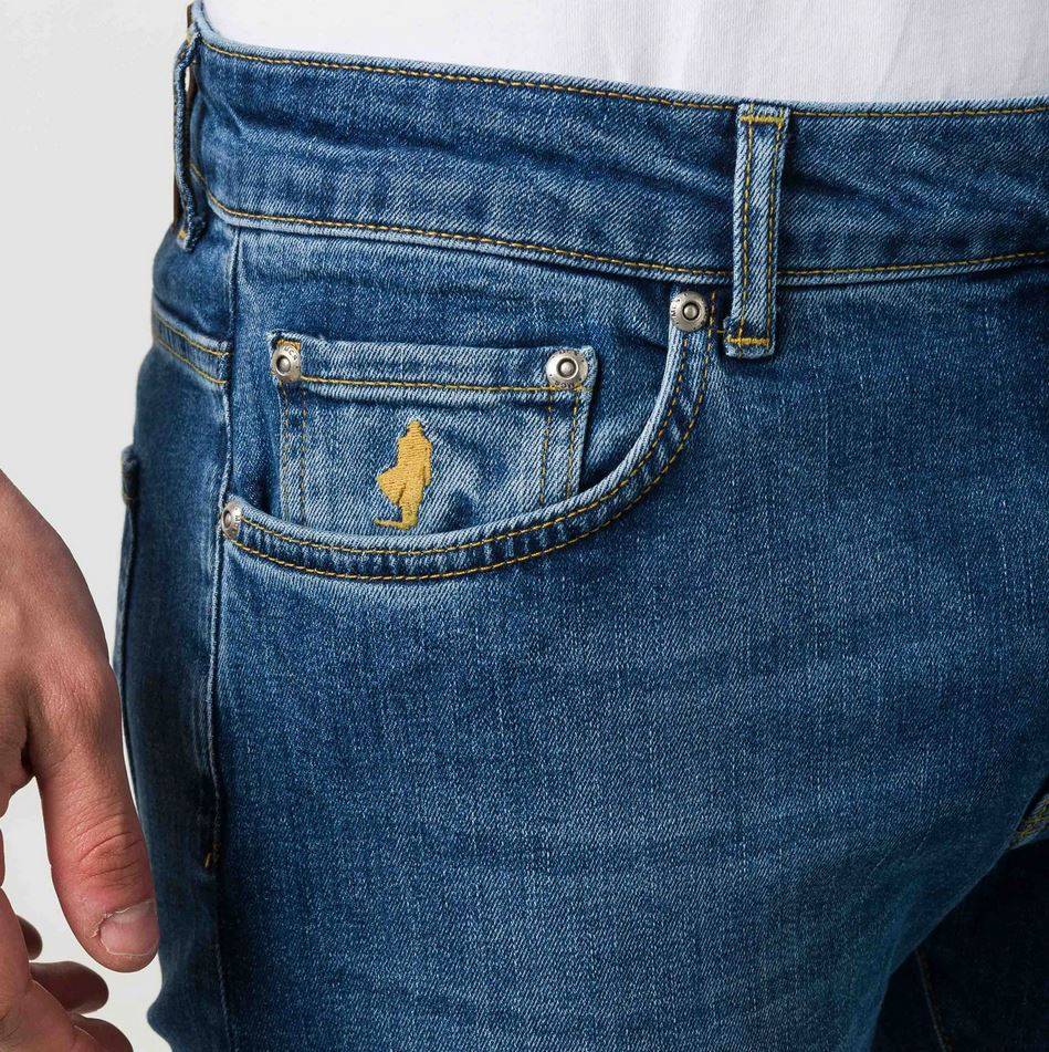 MCS Jeans mcs regular fit denim stretch lavaggio medio Vendite Flash