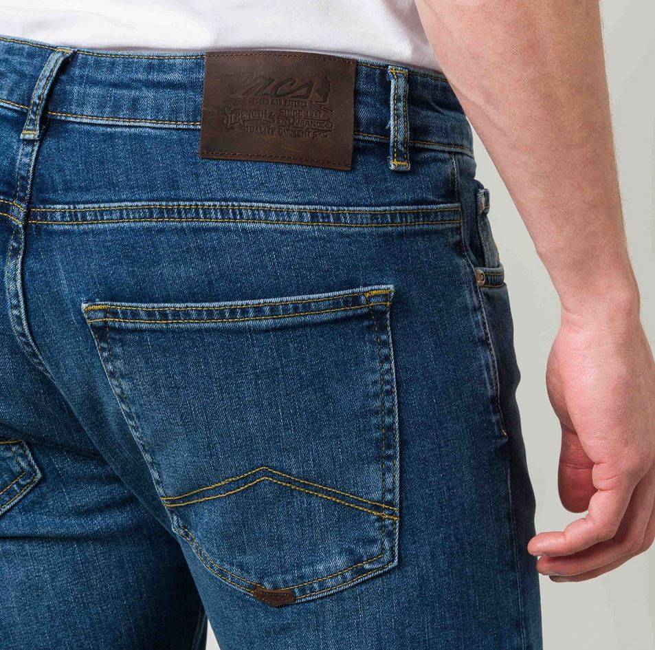 MCS Jeans mcs regular fit denim stretch lavaggio medio Vendite Flash