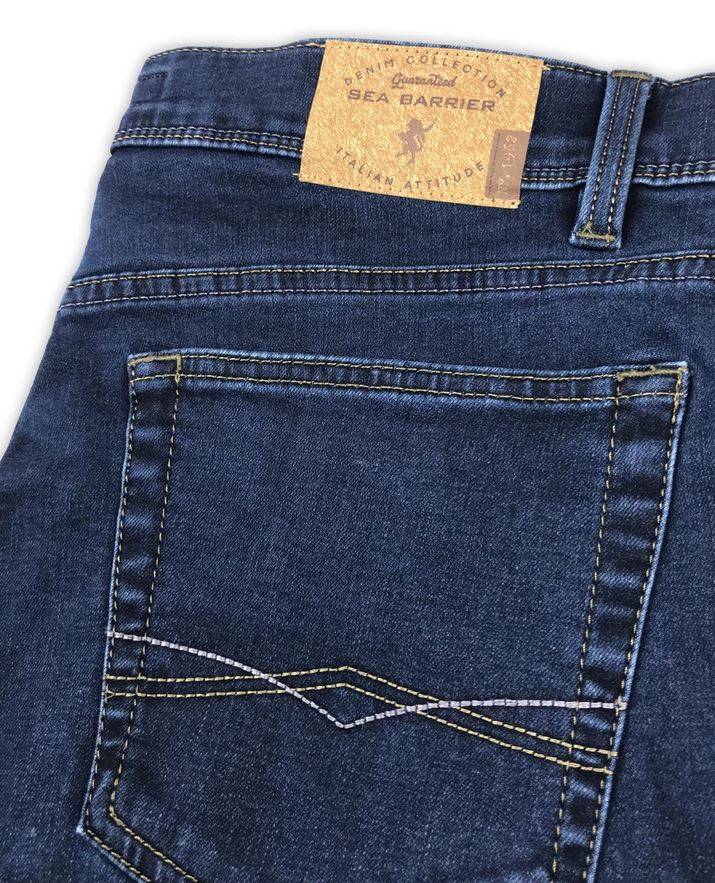 Sea Barrier Jeans blu denim stone washed sea barrier modern fit Italia