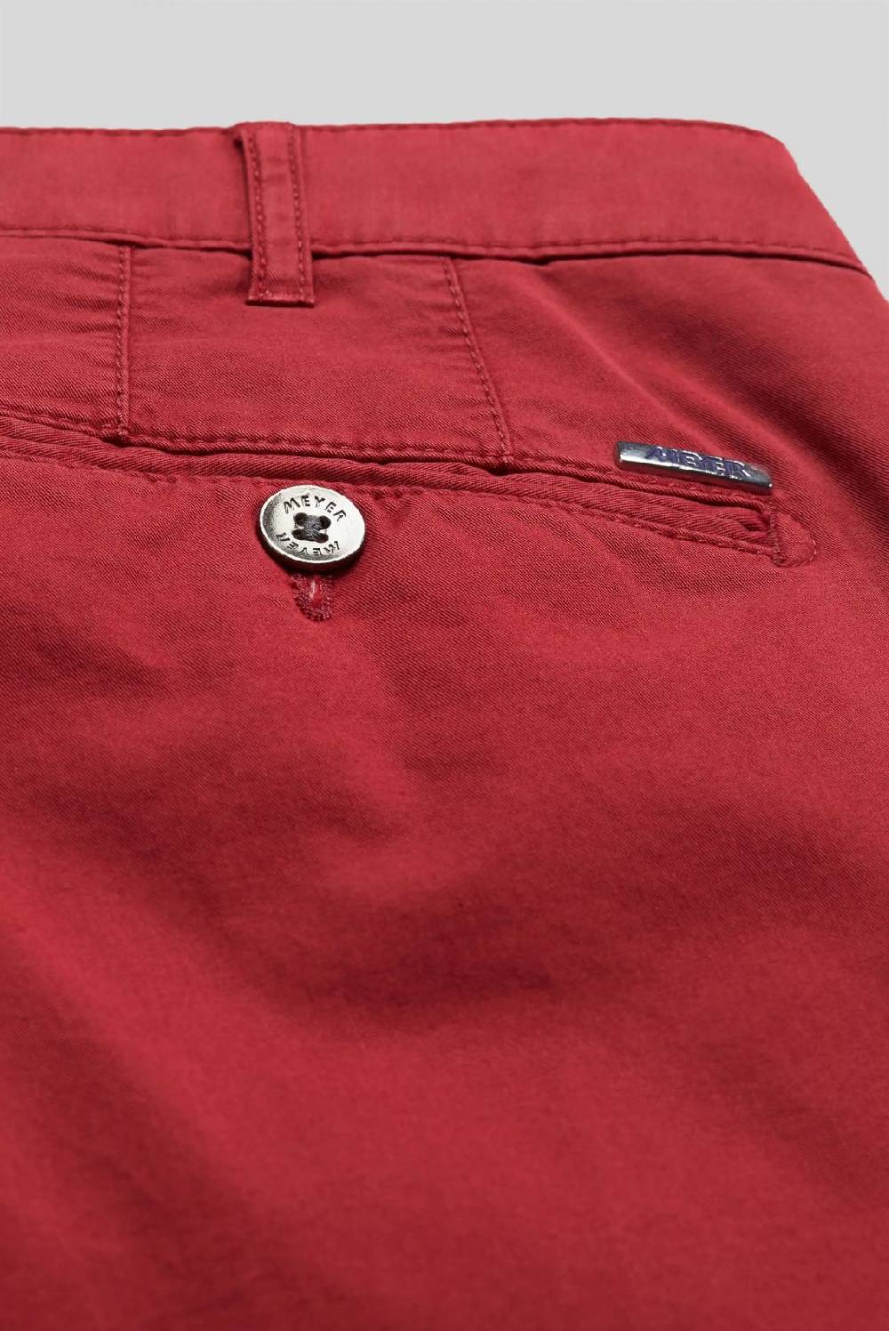 Meyer Pantalone rosso meyer cotone bio stretch modern fit 2025