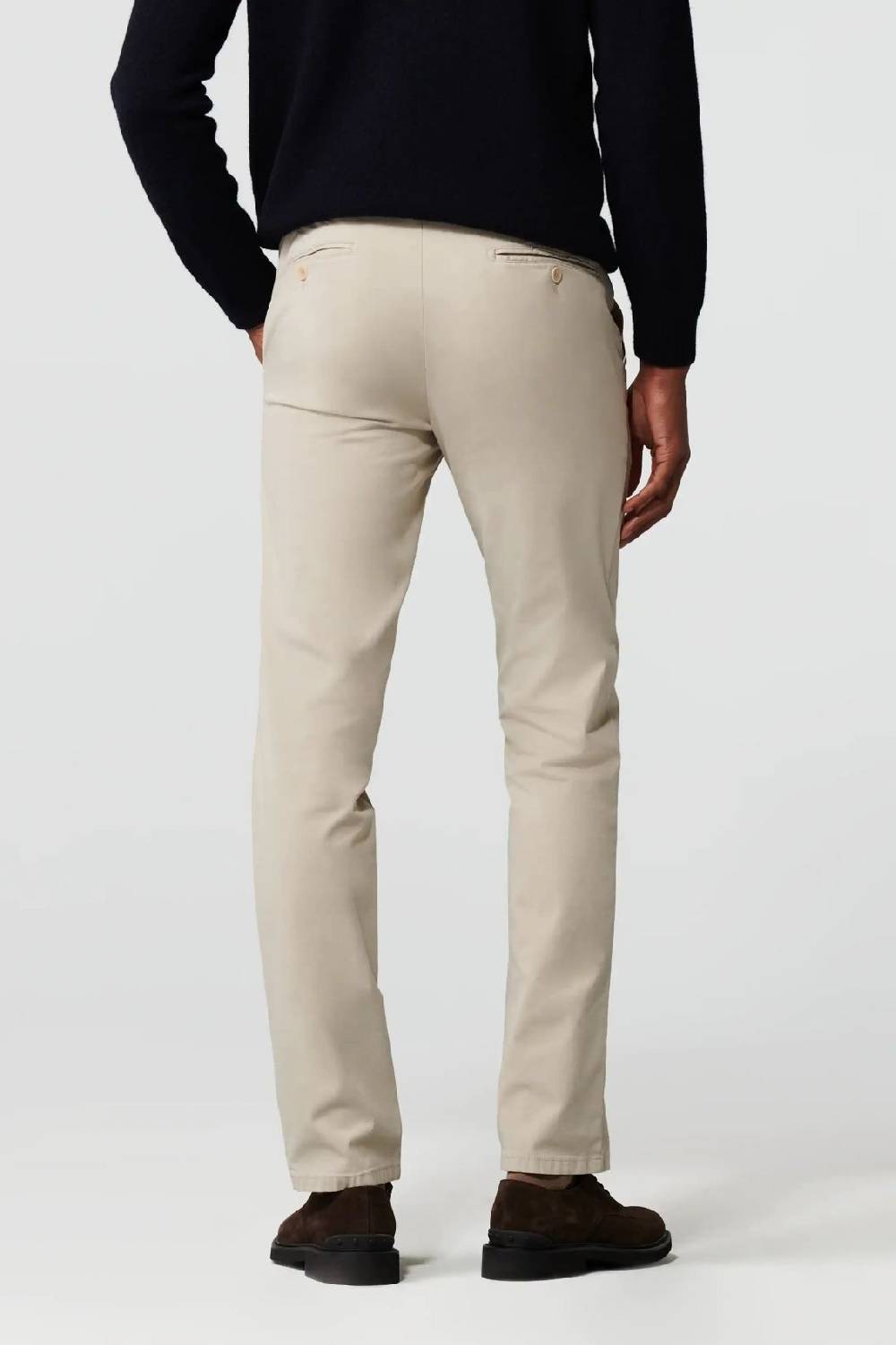 Meyer Pantalone beige meyer cotone bio stretch modern fit 2025